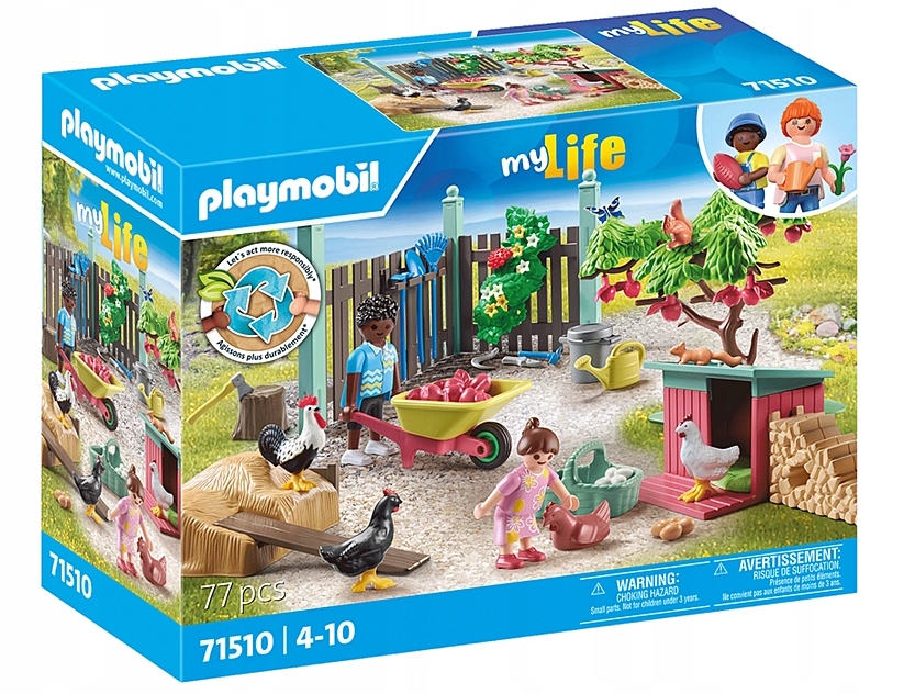 Playmobil 71510 MyLife. Mała kurza ferma w ogródku Tiny House