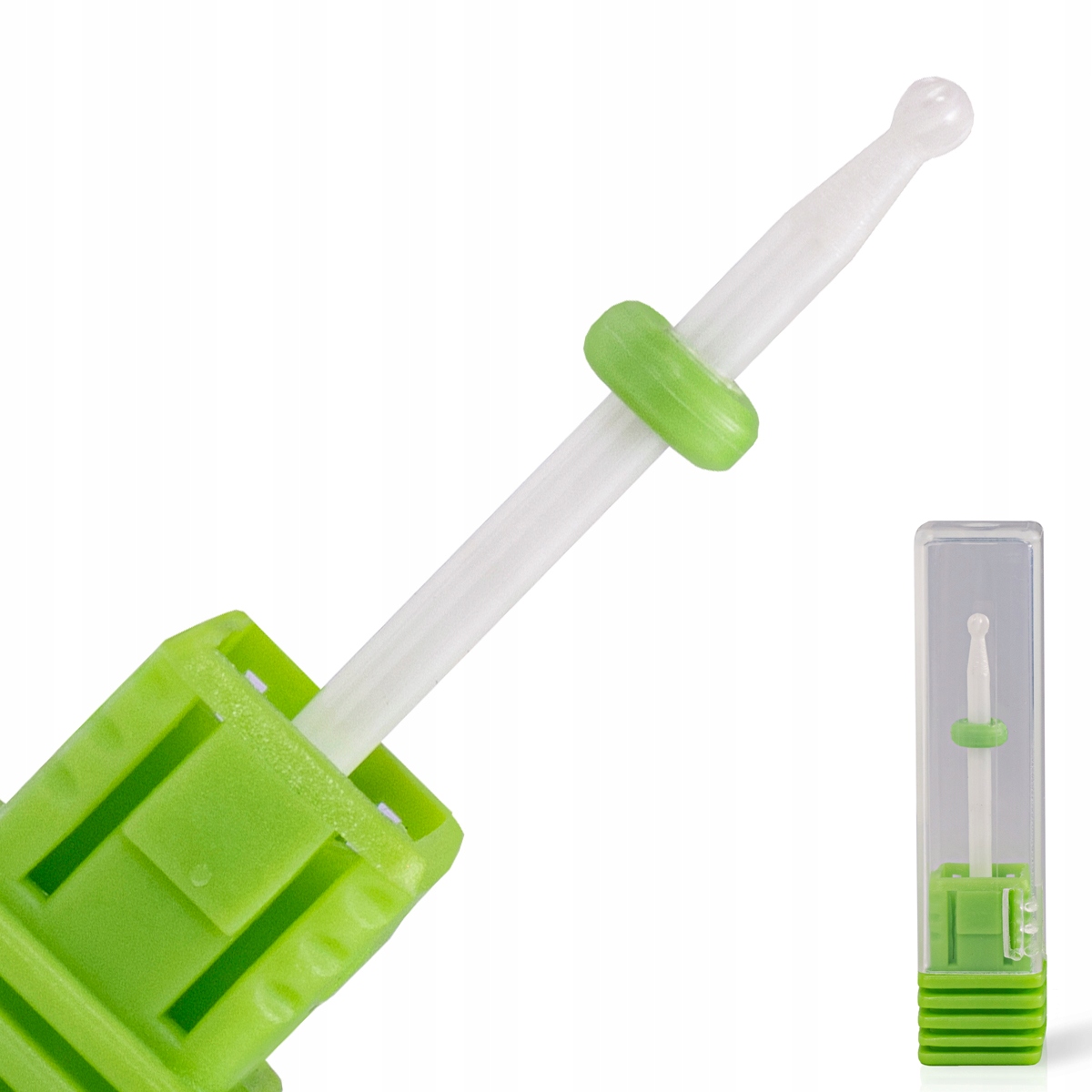 

Frez Ceramiczny do hybrydy żelu skórek Kulka ostry