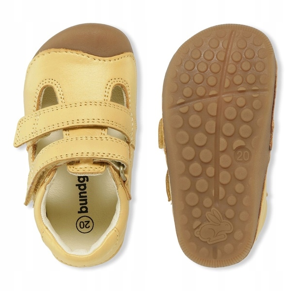 Bundgaard sandałki dziecięce Barefoot Petit Summer BG202257 Yellow r. 22