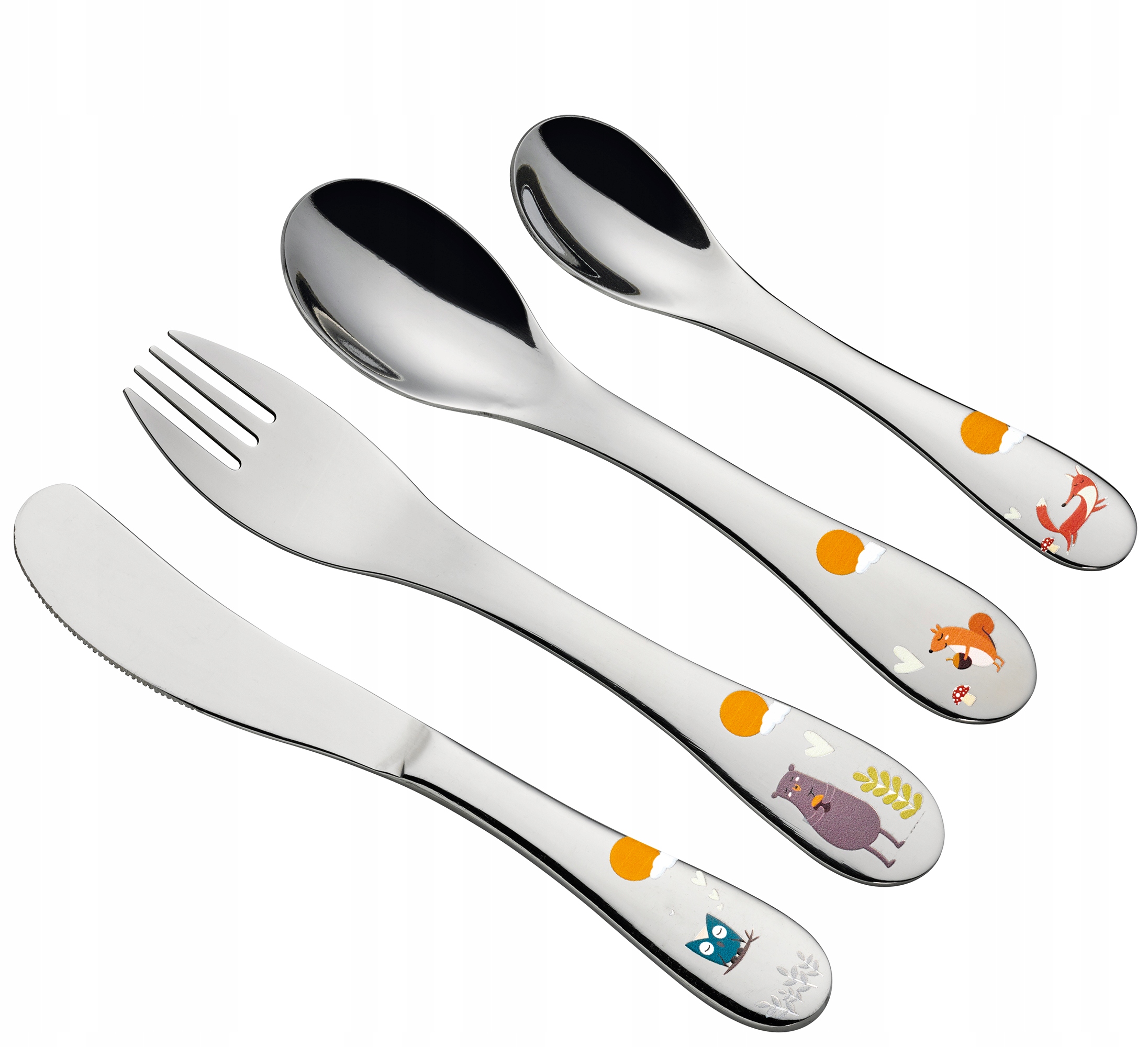 Sada Cilio příborů pro děti 4 ks příborů Forest
