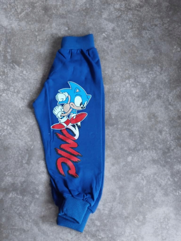Spodnie dresowe Sonic granatowe r.1 rok Rozmiar 74