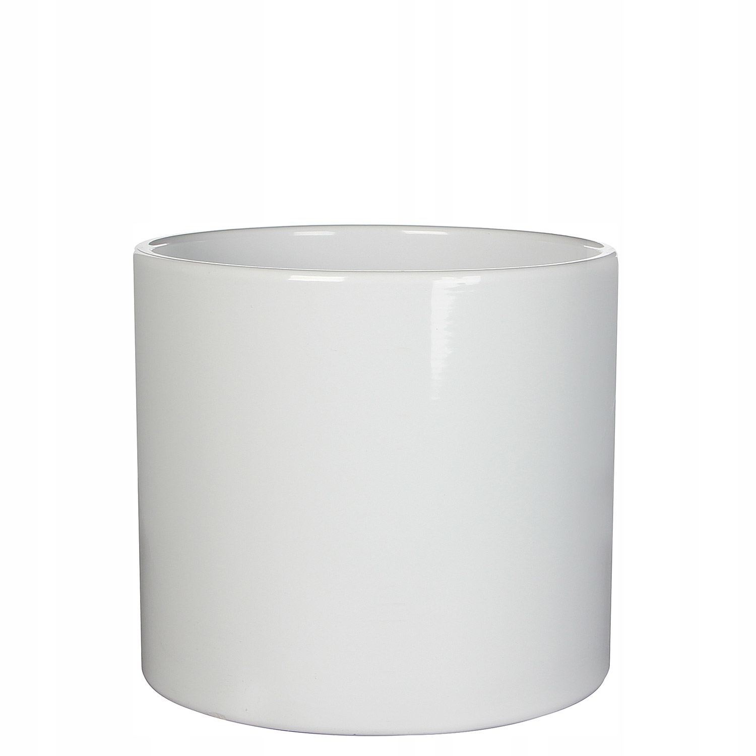 

ceramiczne doniczki owalne Era 19/17 biały błysk