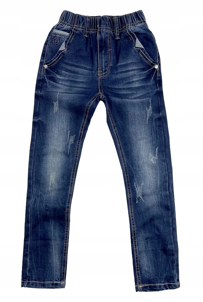 

Spodnie Jeansy w gumkę Redan r 8 122/128 cm