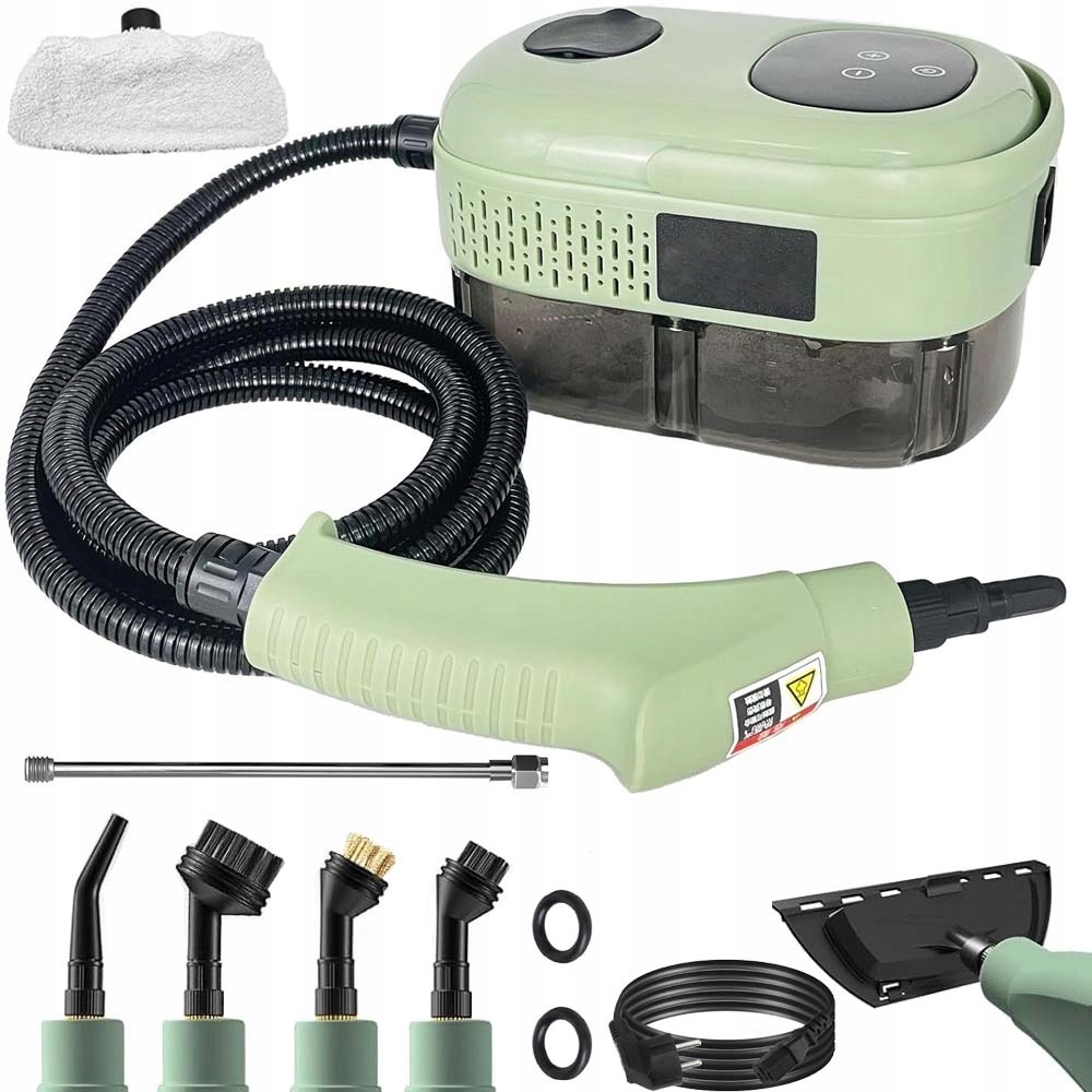 Parní Čistič 2500 W Ruční Parní Čistič Se 3 Typy Hlavic, Vysavač
