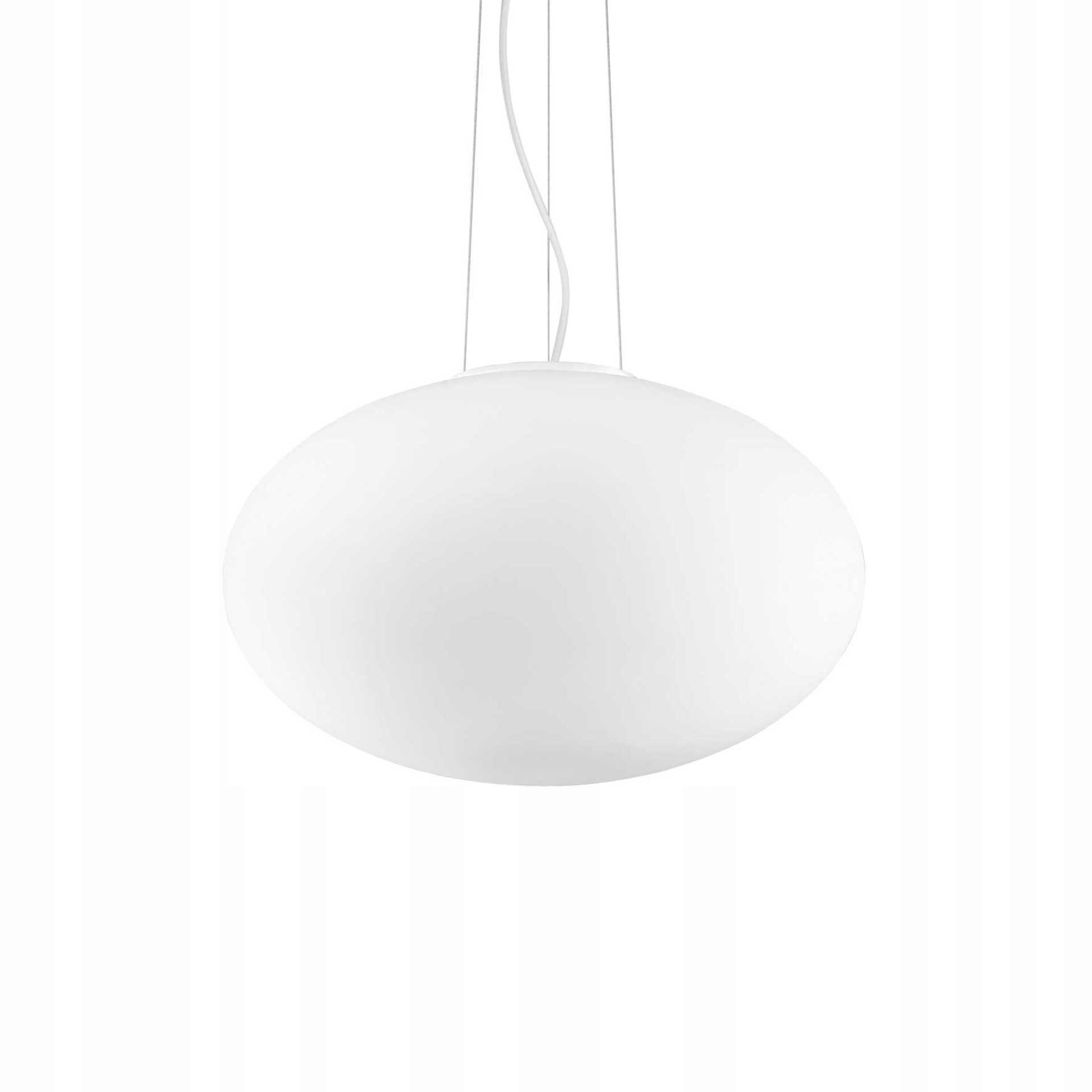 Závěsné svítidlo Ideal Lux Candy SP1 D50 E27 bílá sklo 500mm