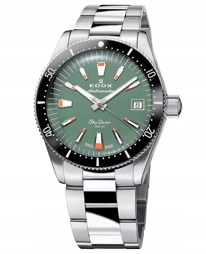 Edox Skydiver Automatic Lady 80131-3RNM-VI 38mm WR300