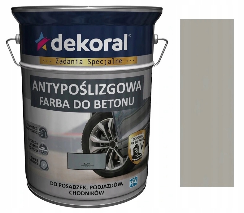 

Dekoral Akrylit-b Farba Do Betonu Szary 5L