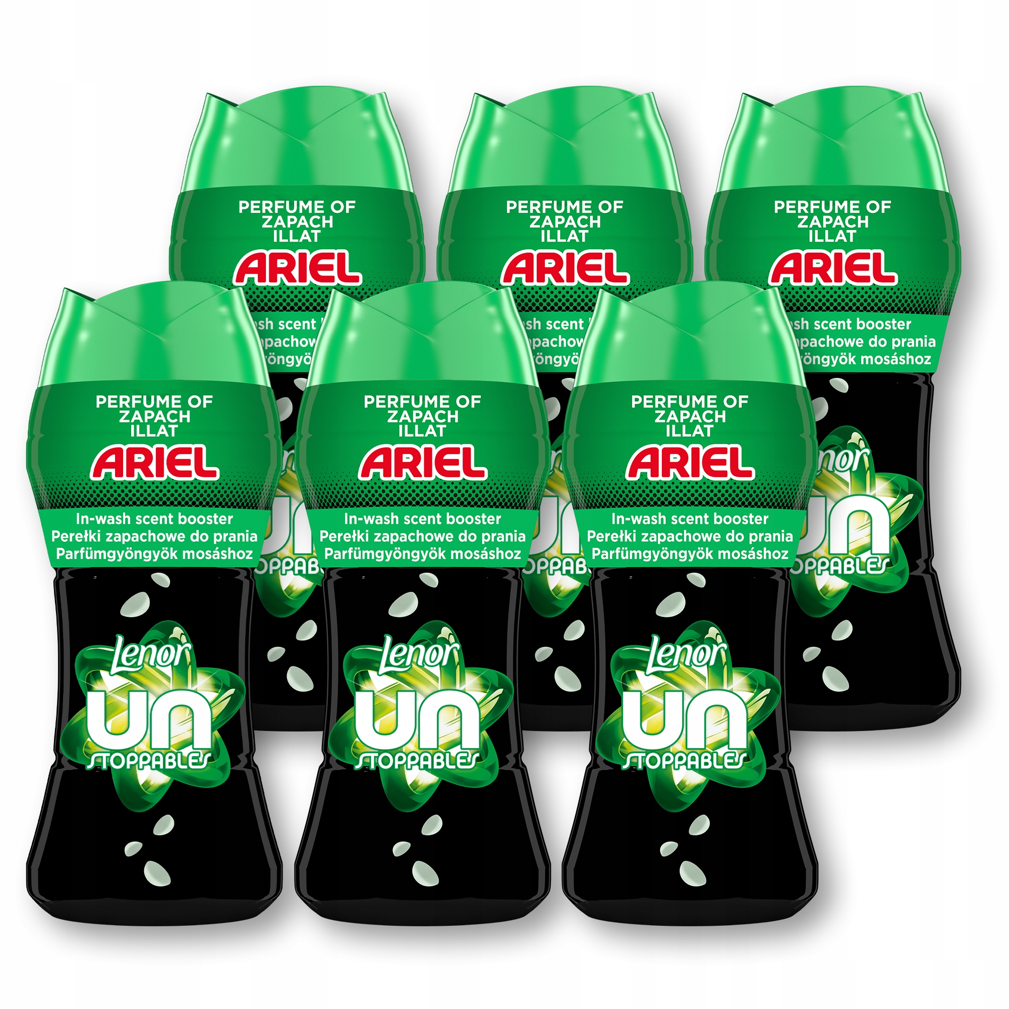 6 x Lenor Unstoppables Perełki zapachowe 195g, Scent of Ariel