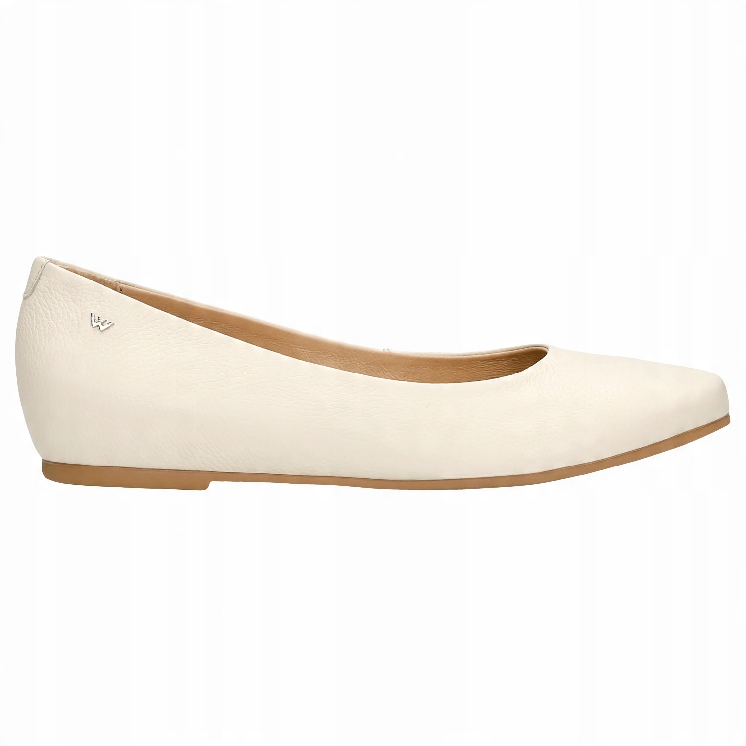 

Buty Wojas Baleriny damskie skóra beżowe r. 40