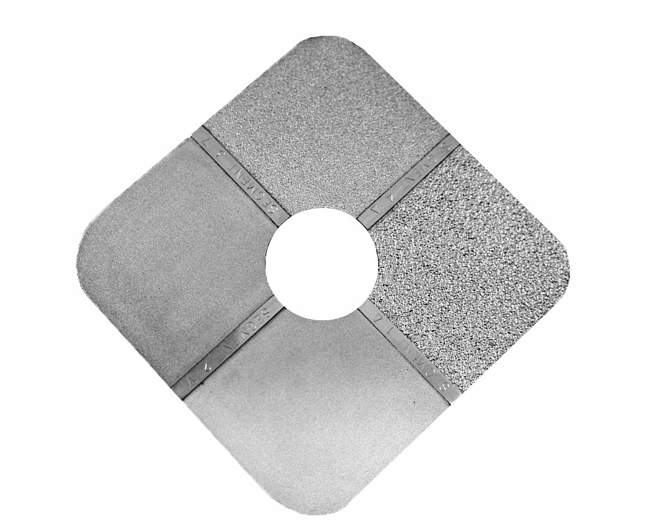 Komparator / Wzorzec chropowatości ISO 8503-2 SHOT