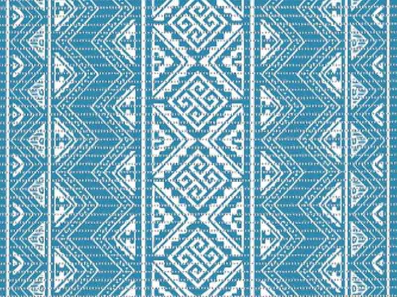 

Mata Łazienkowa Niebieska Grecki 10x65 cm