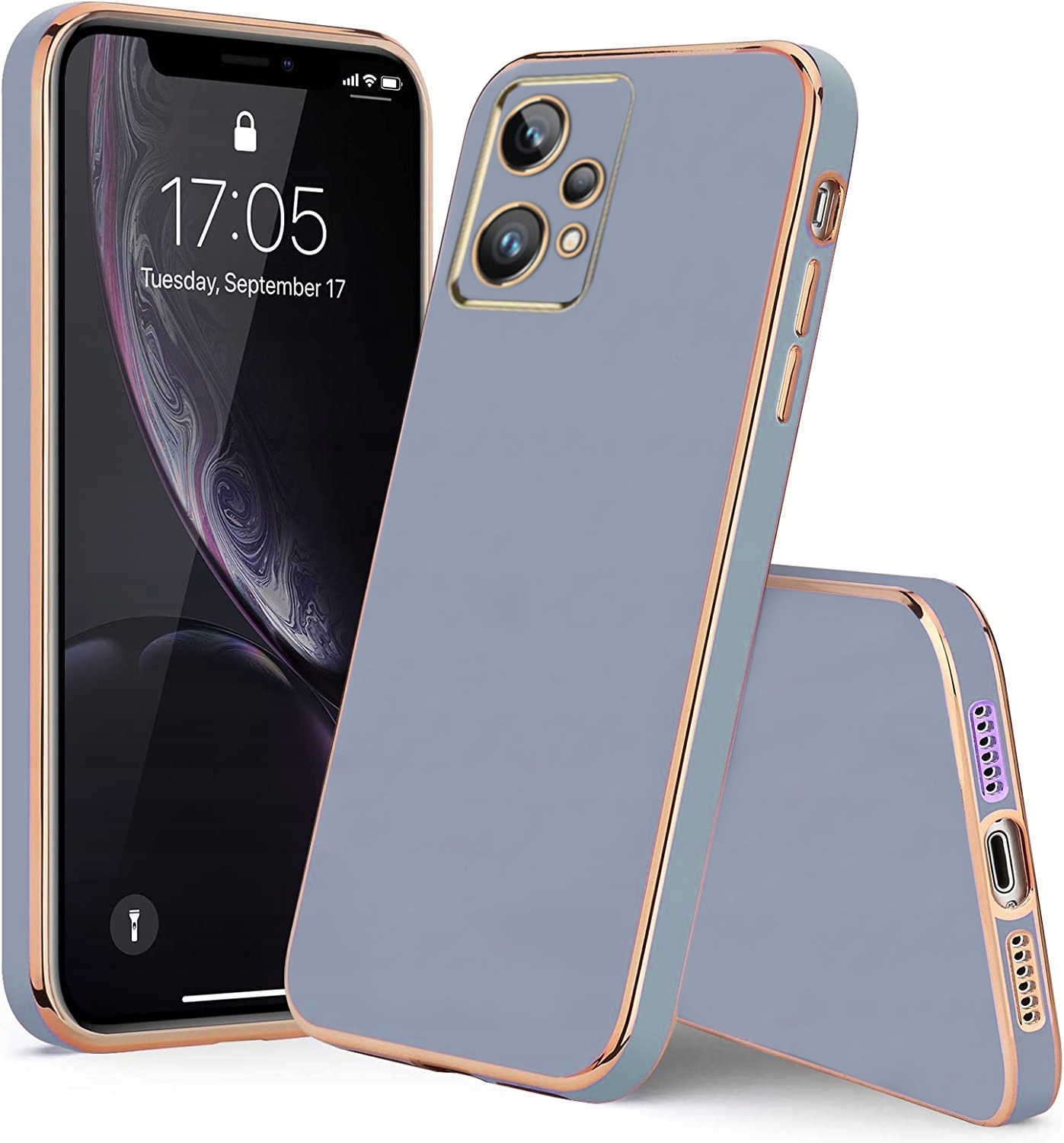 ETUI GLAMOUR DO REALME 9 4G / 9 PRO PLUS + SZKŁO Kolor wielokolorowy