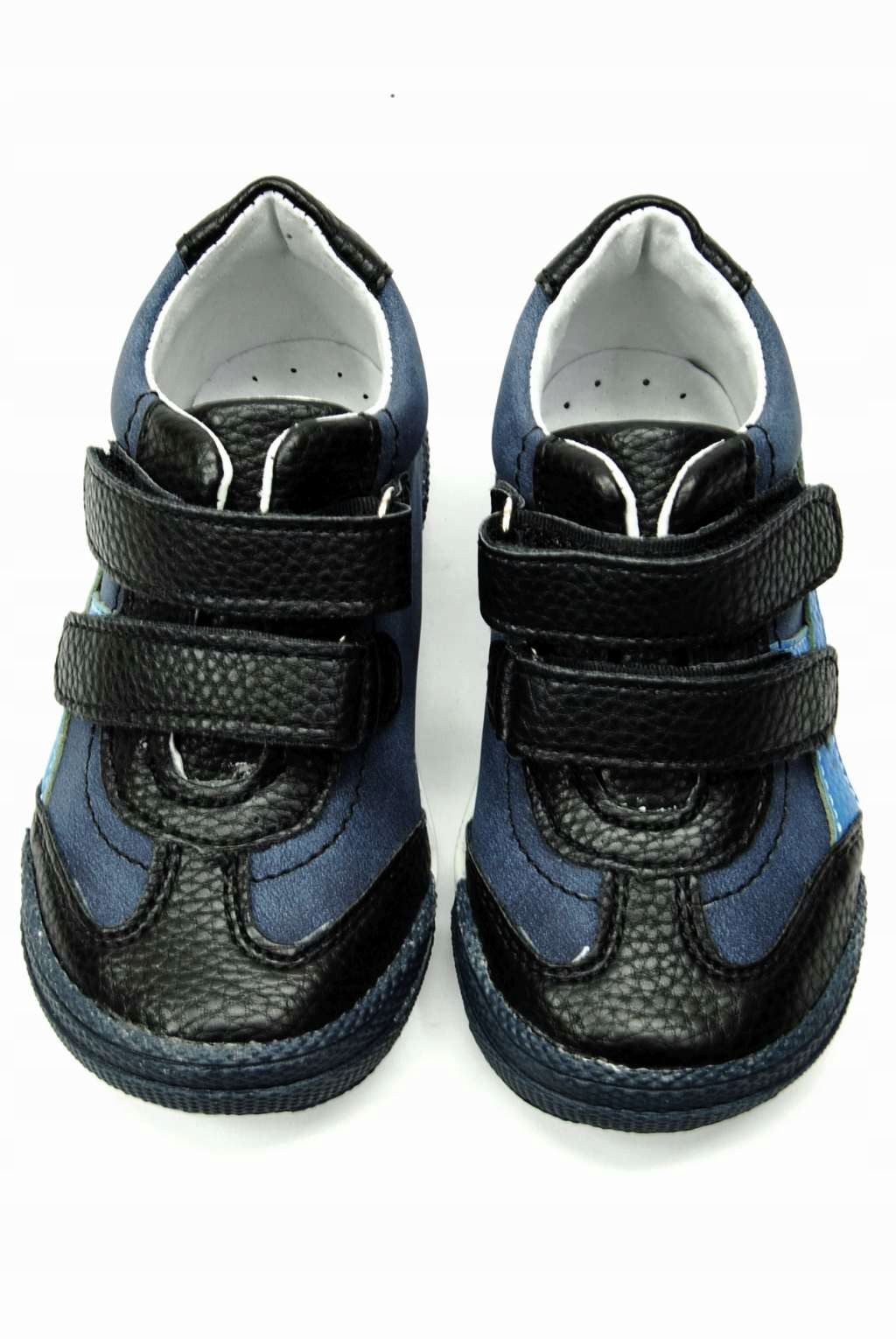 KORNECKI 6778 trzewiki WIOSENNE granat RZEPY r. 22 Kolor niebieski