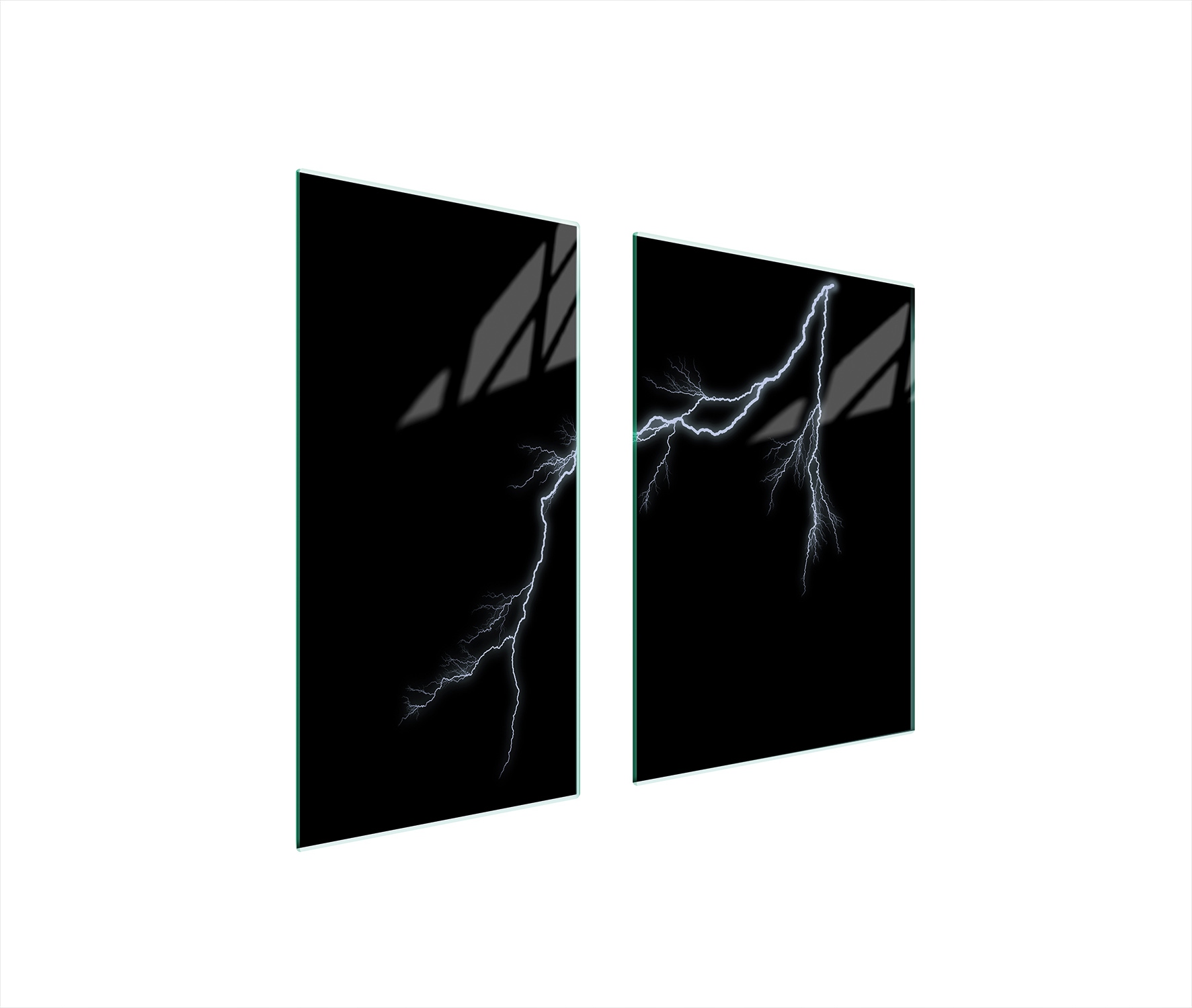 Skleněná Ochranná Deska 75x52 Bouře Tvrzené Sklo