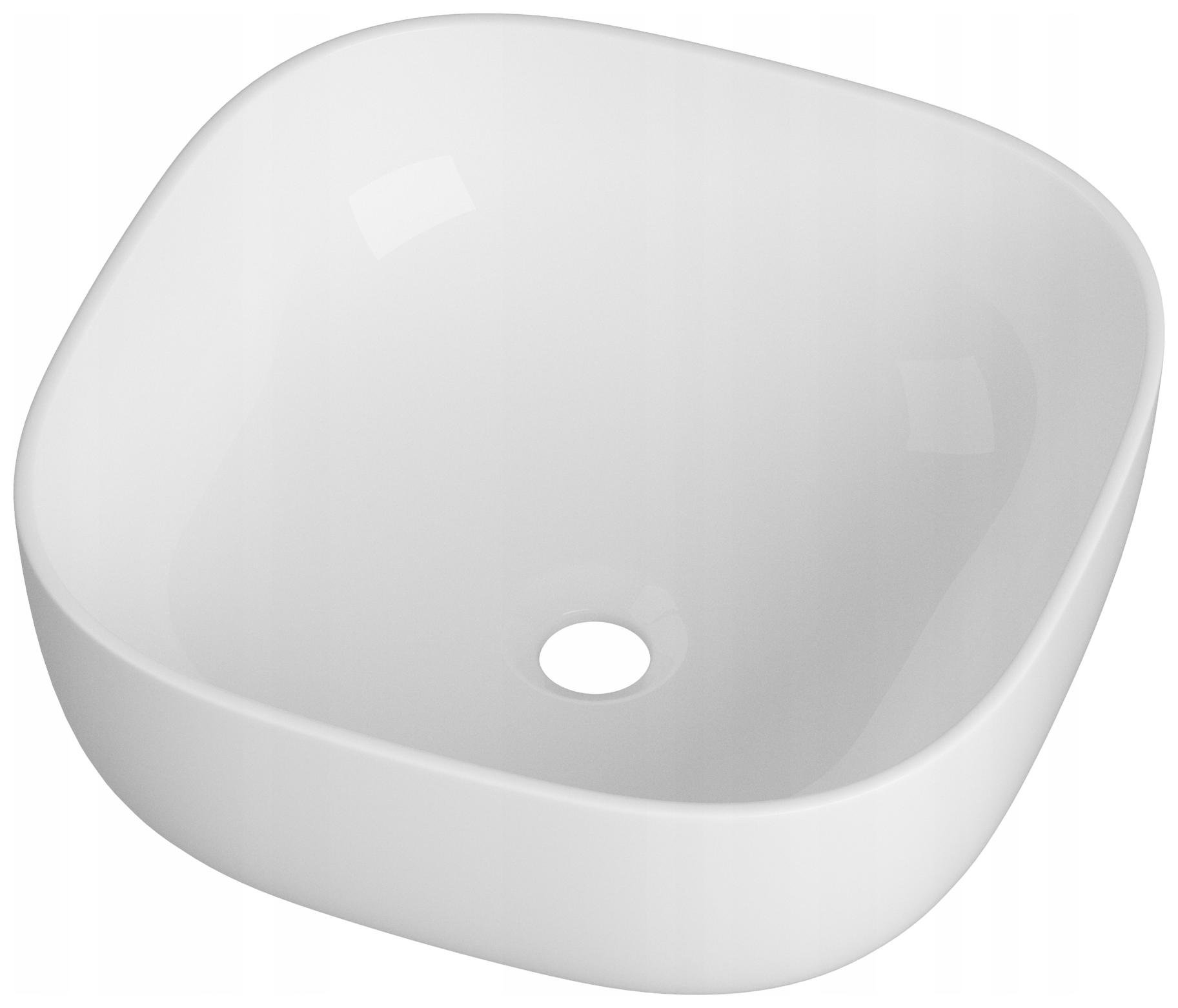 Umývadlo Na Dosku Biele Štvorcové Keramické Do Kúpeľne Na Dosku Forma