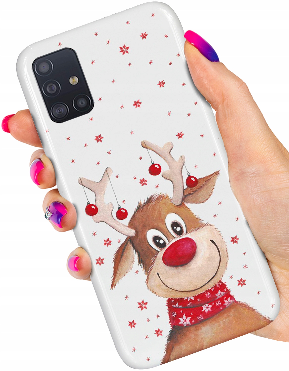 

Etui Świąteczne Case do Samsung Galaxy A71 Szkło