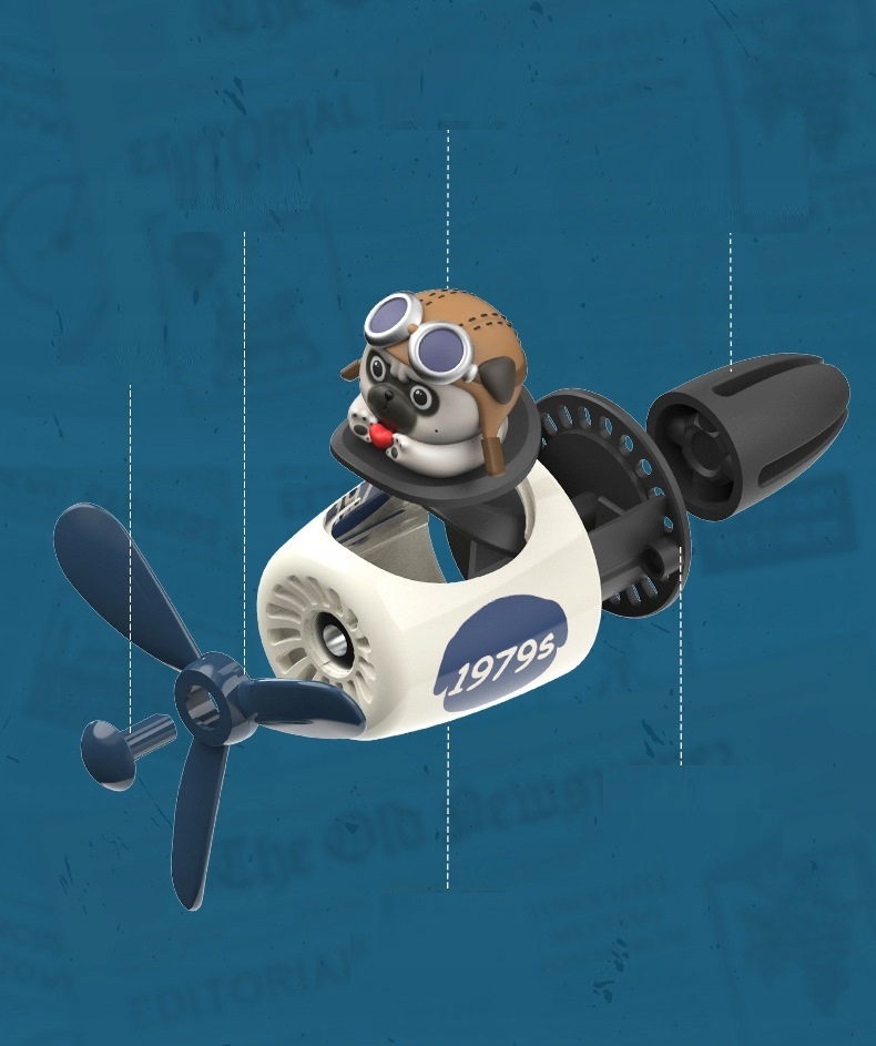 ODLOTOWY PIES PILOT ZAPACH DEKORACJA SAMOCHODU DYFUZOR DO KRATKI NAWIEWU Numer katalogowy producenta 6437