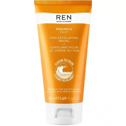 Ren Clean Skincare Pha Exfoliating Facial Kyselý peeling na obličej 50 ml