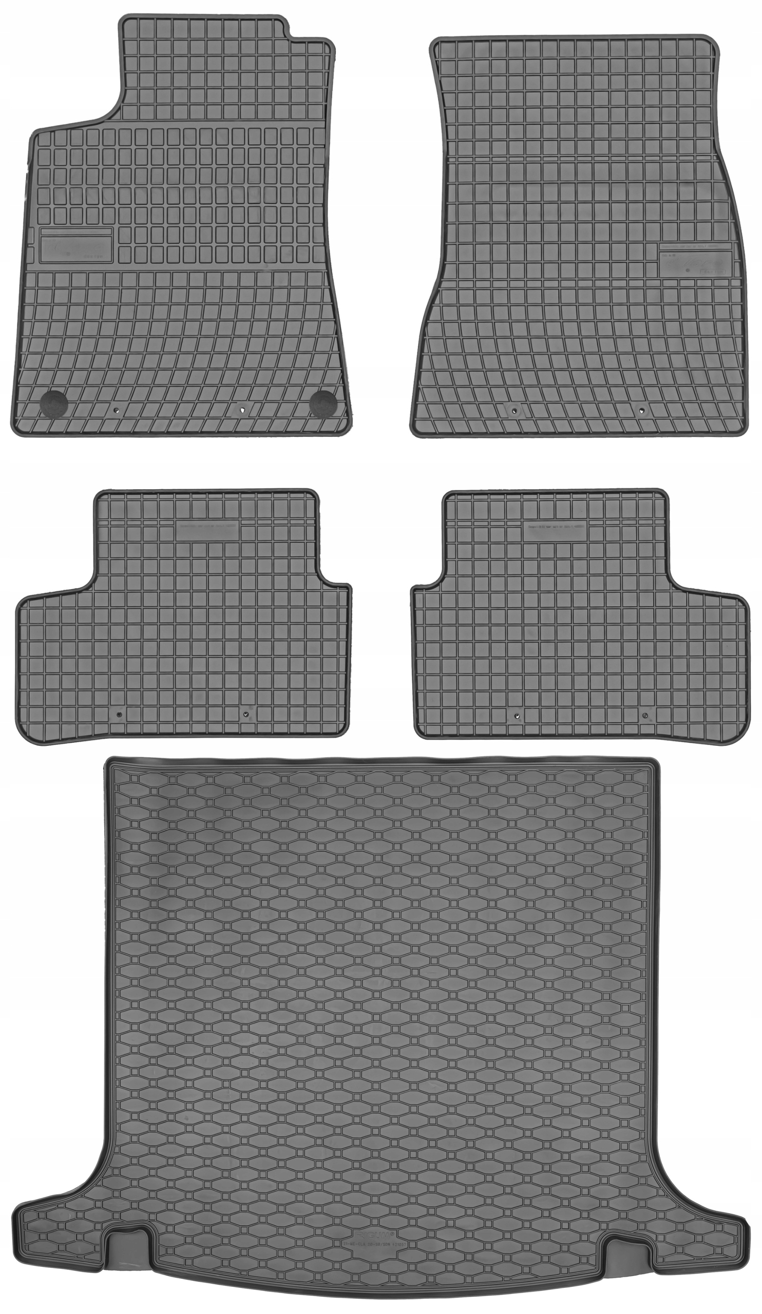 Mercedes Cla X118 Shooting Brake 2019- Sada rohoží koberčekov