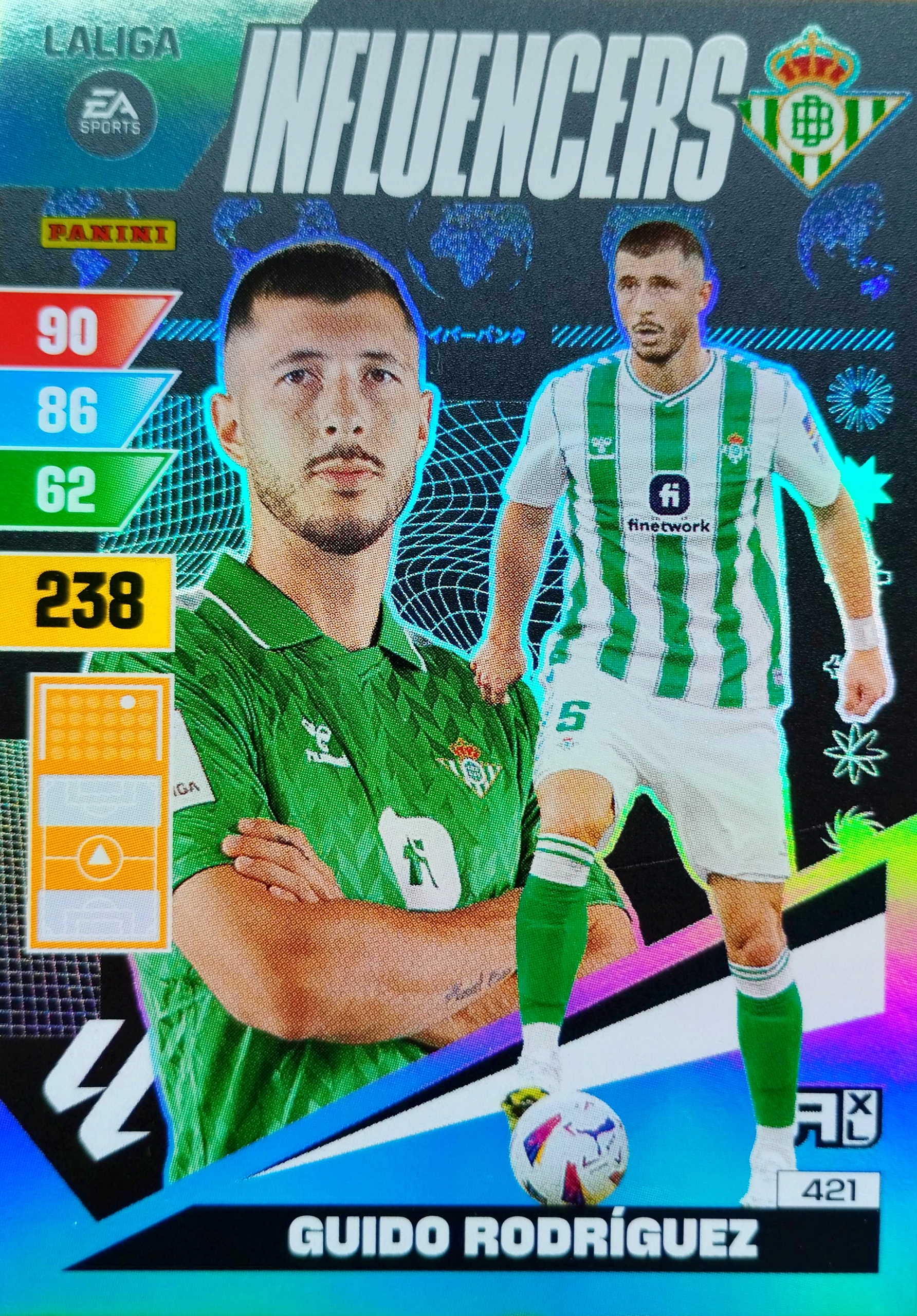 Panini La Liga 2023-24 2024 Influencers 421 Guido Rodriguez