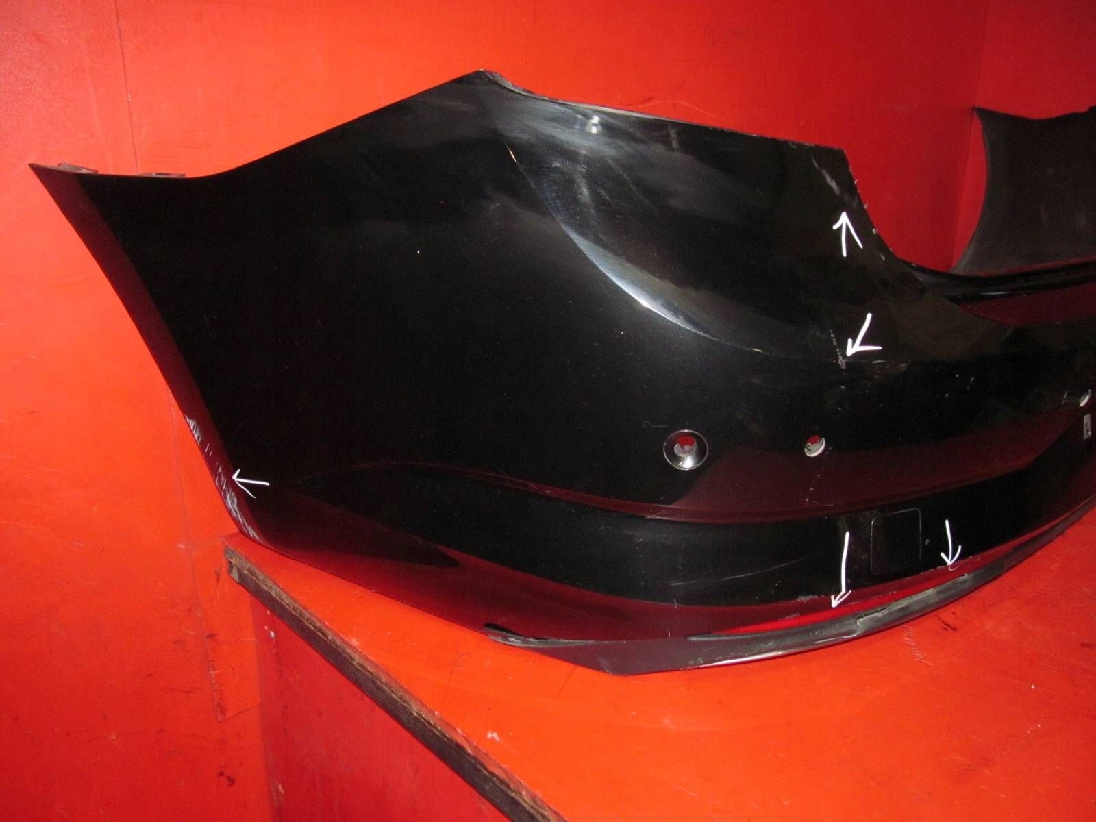 RENAULT TALISMAN 15- bumper rear part rear black TEGNE