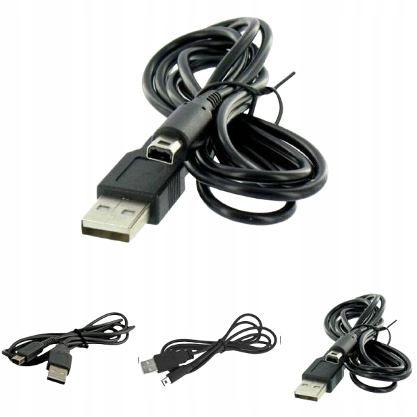 KABEL USB ŁADOWARKA DO NINTENDO DSI 2DS 3DS 3DSLL 3DSXL NEW XL 120CM