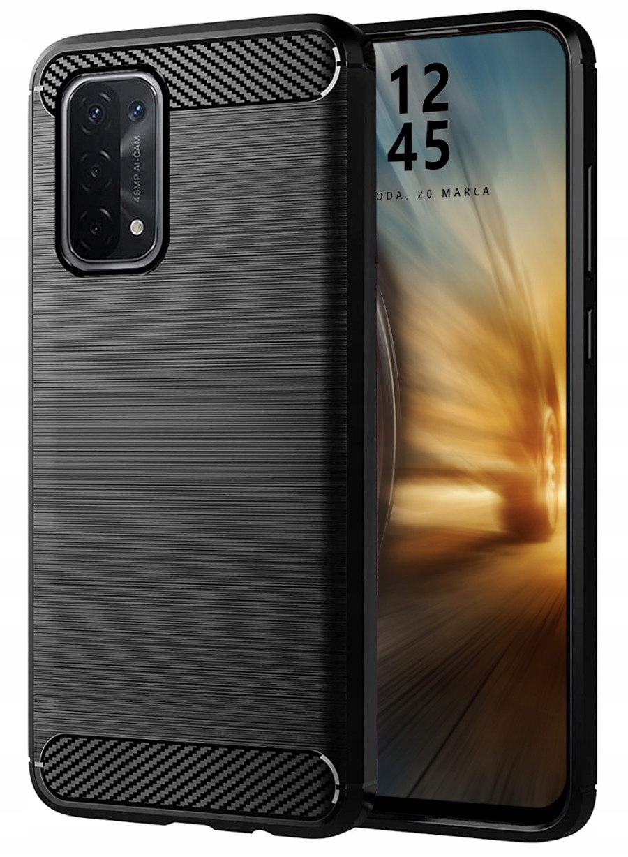 

Etui Pancerne Karbon Case Do Oppo A54 A74 5G Szkło