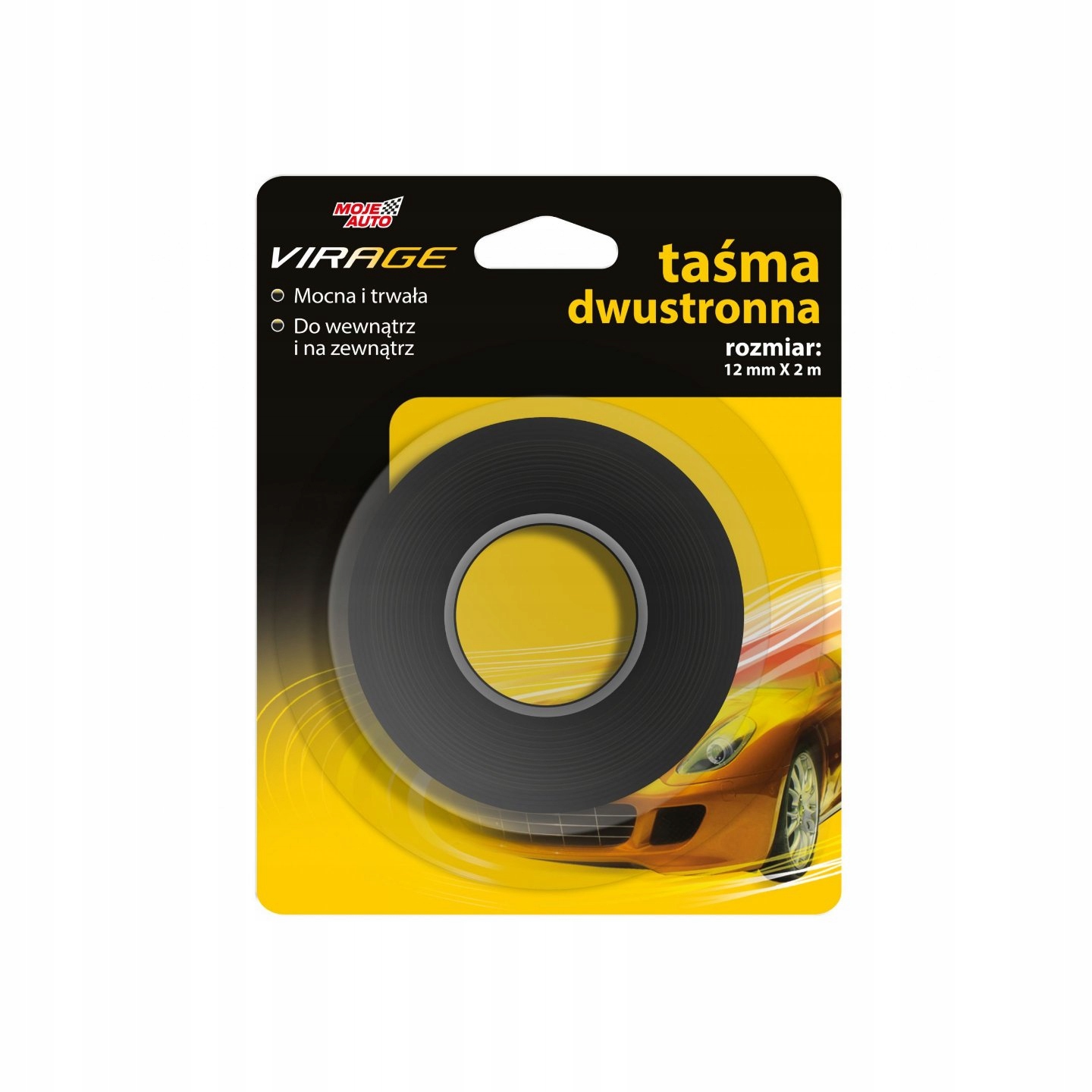 

Taśma Dwustronna Moje Auto Virage 12mm x 2m