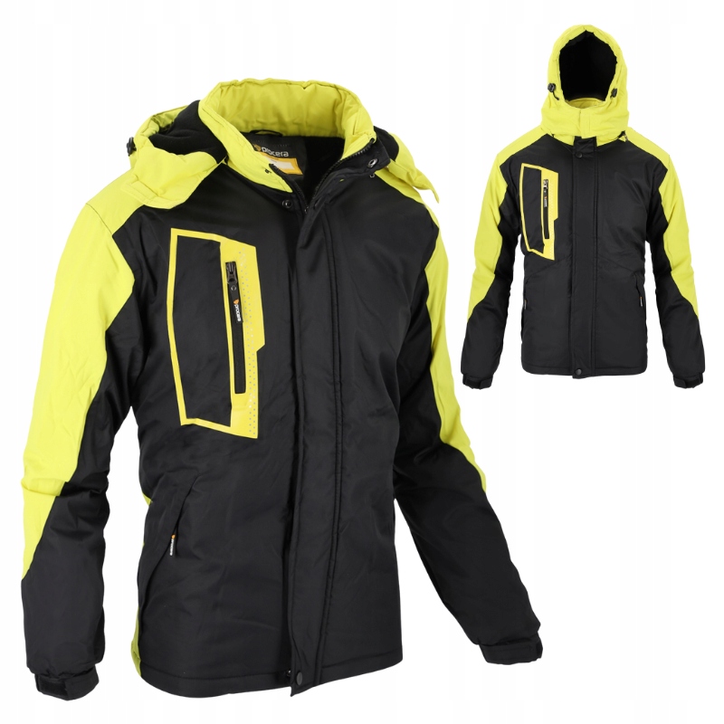 Pánská Zimní Bunda , pracovní oděv, zateplená, s kapucí , nepromokavá, impregnovaná