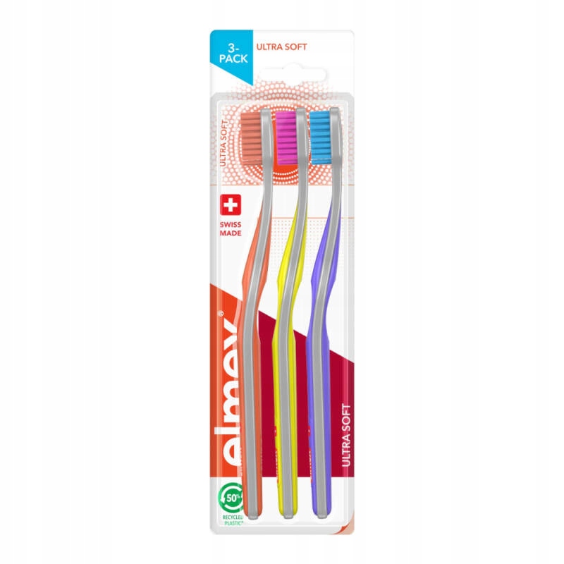 Elmex Ultrasoft zestaw 3 szczoteczek do zębów