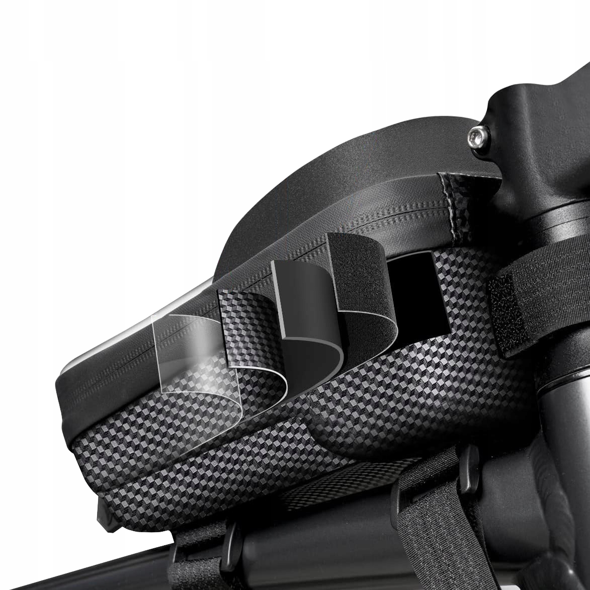 TORBA ROWEROWA WODOODPORNA SAKWA NA RAMĘ UCHWYT ROWEROWY NA TELEFON Stan opakowania oryginalne