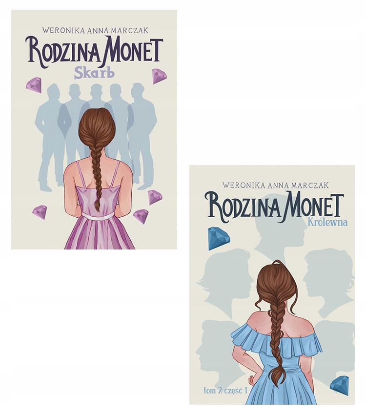 

Zestaw 2w1 Rodzina Monet Skarb Królewna Tom 1-2