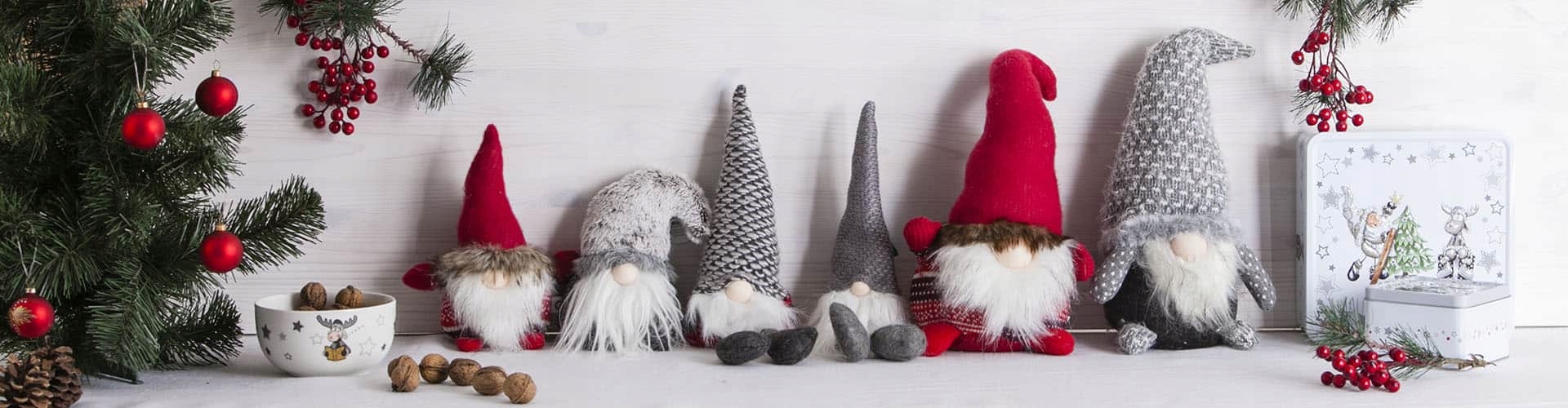 DUŻY SKRZAT KRASNAL ŚWIĄTECZNY GNOM Szerokość produktu 15 cm