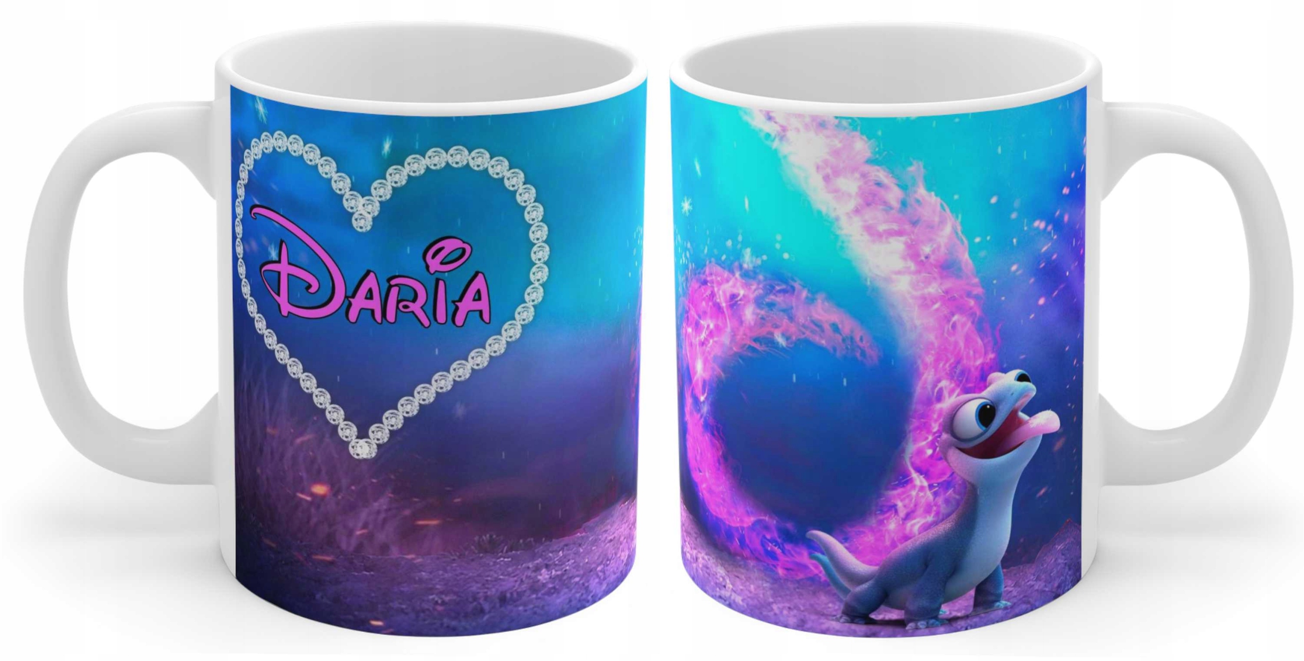 

Kubek imię Frozen 2 Kraina lodu 2 Salamandra