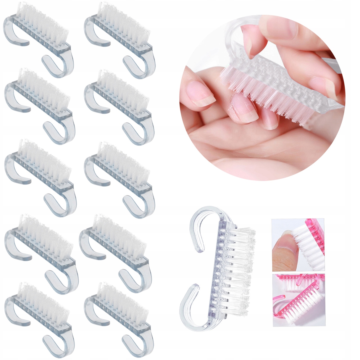 

Mała Szczoteczka Do Pyłu Paznokci 10 Szt Manicure