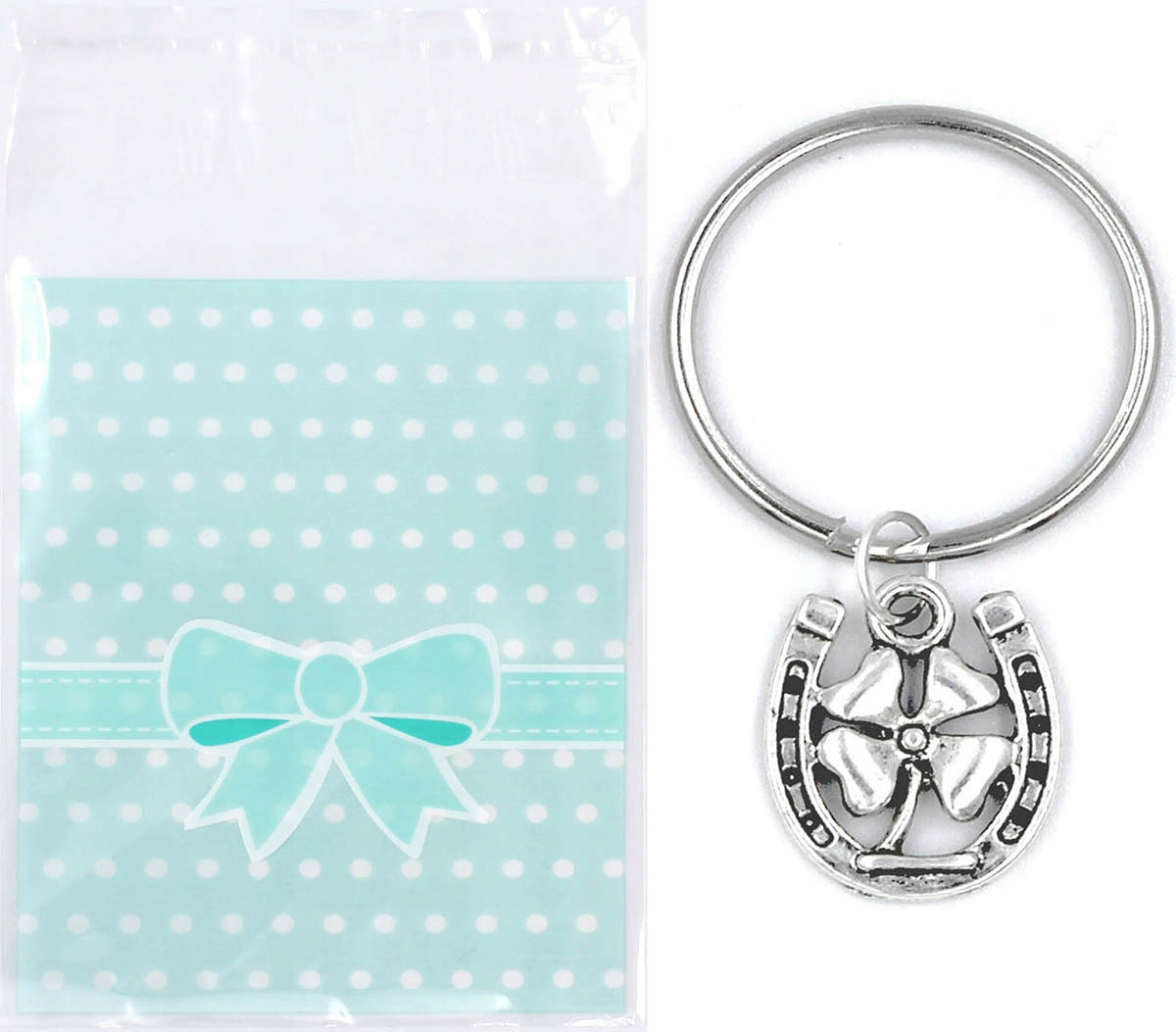 

Brelok Podkowa Dzień Kobiet Podziękowanie Celofan