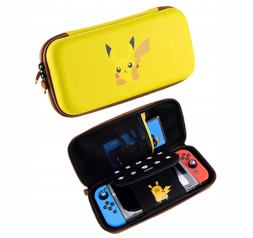 Etui case Switch łapacz Pokemon Pikatchu Eevee