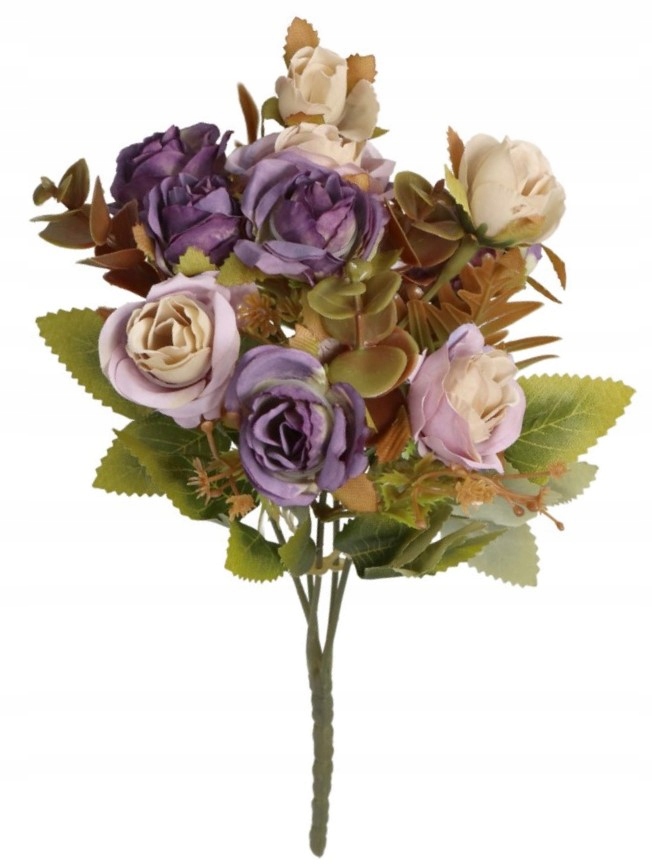 SZTUCZNE KWIATY JAK ŻYWE ROŚLINY RÓŻA RÓŻE BUKIET Wysokość maksymalna 30 cm