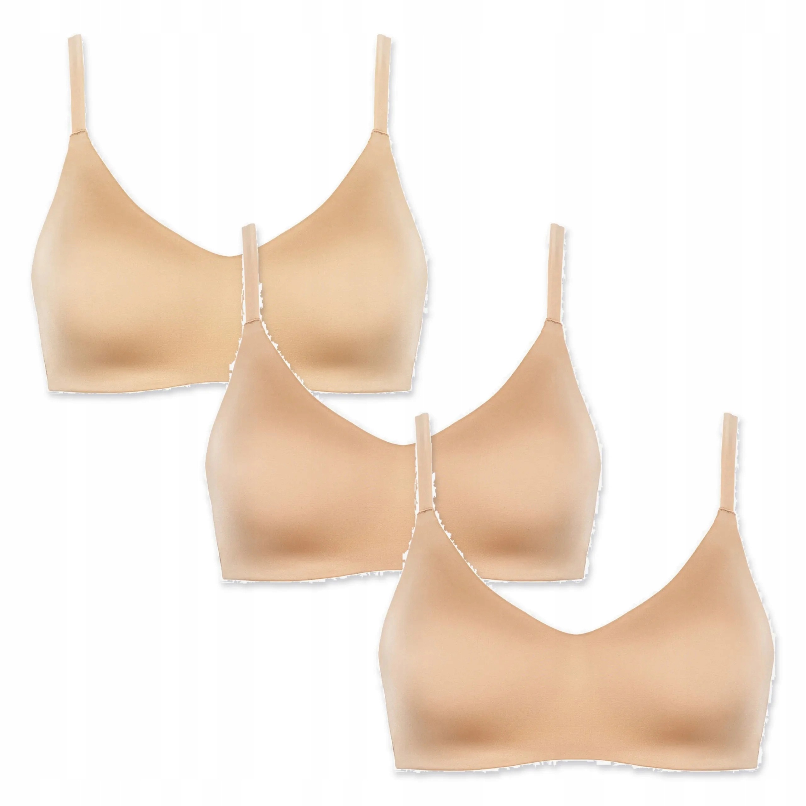 3 ks Podprsenka Lormar Active Ultrashine 2x hnědá zlatá XL