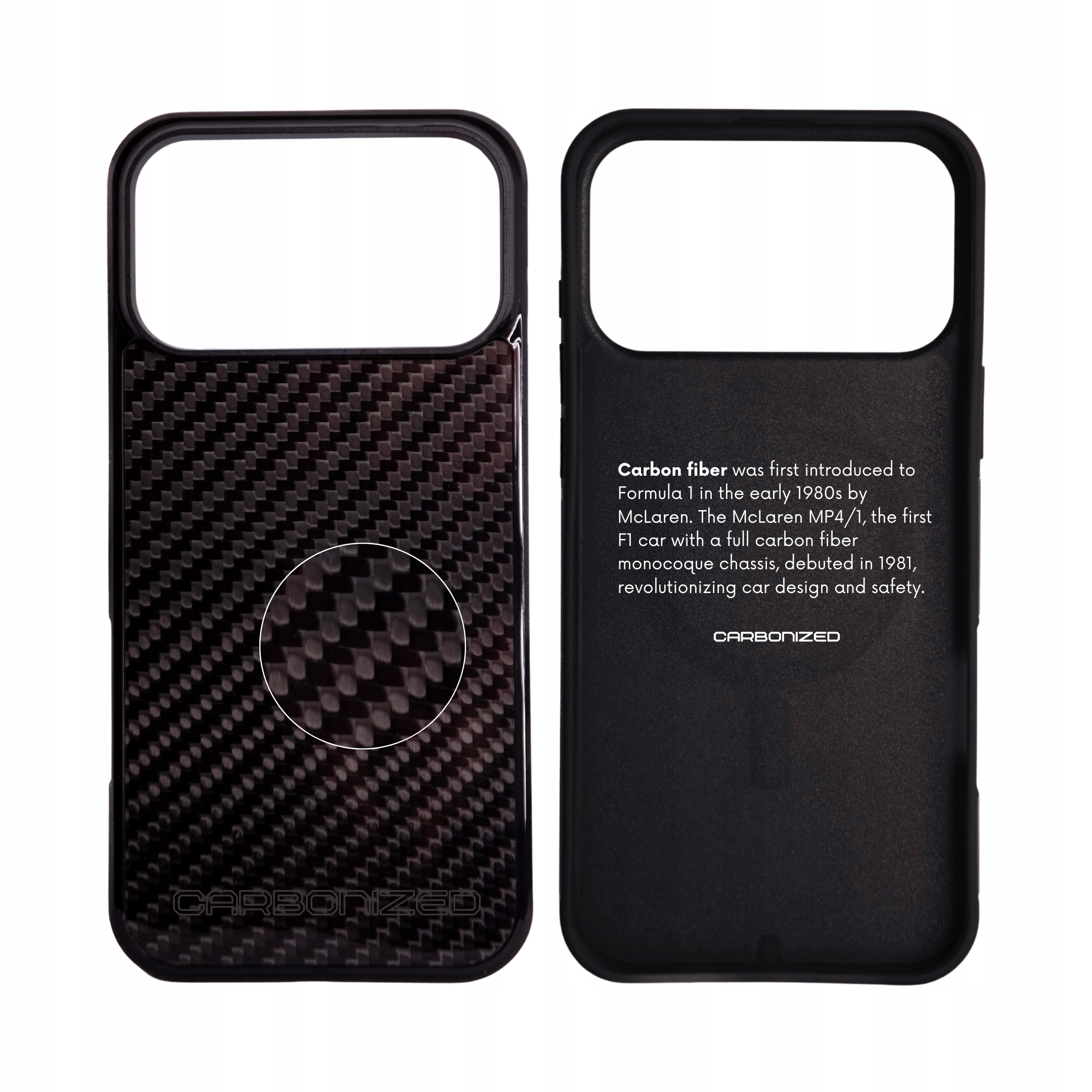 Pouzdro pro iPhone z uhlíkového vlákna 16 Pro Max