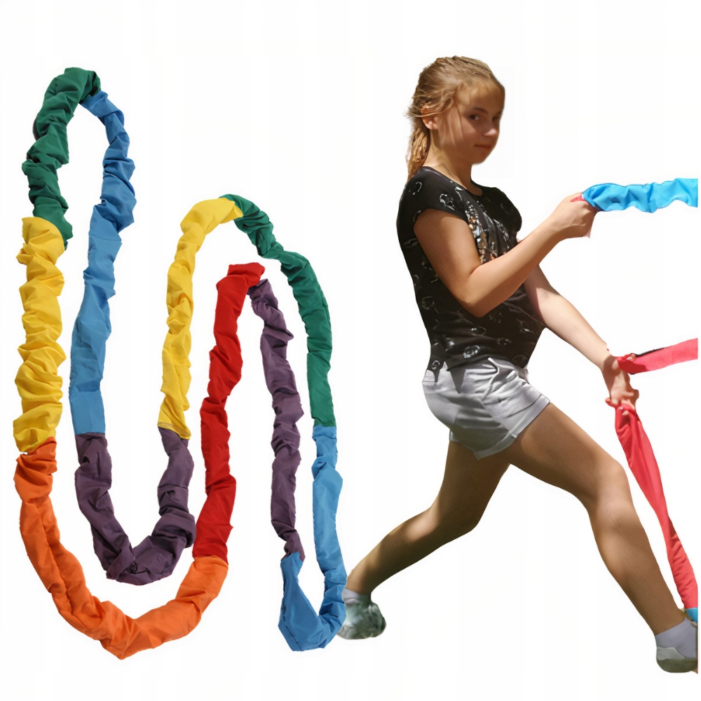 

Guma Sensoryczna Animacyjna Kolorowa Lina Do Zabaw