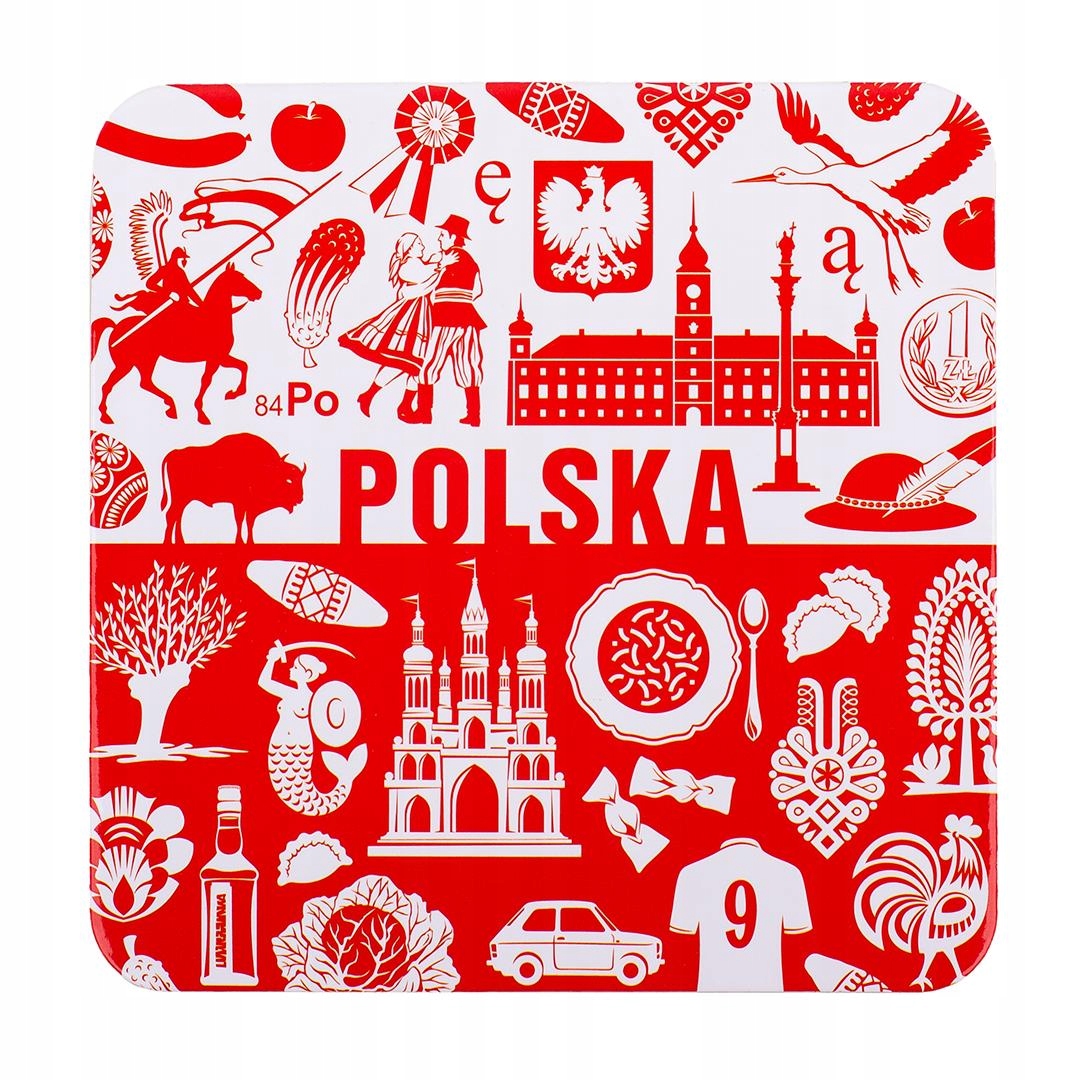 

Podkładka Korkowa Polska Symbole Folkstar