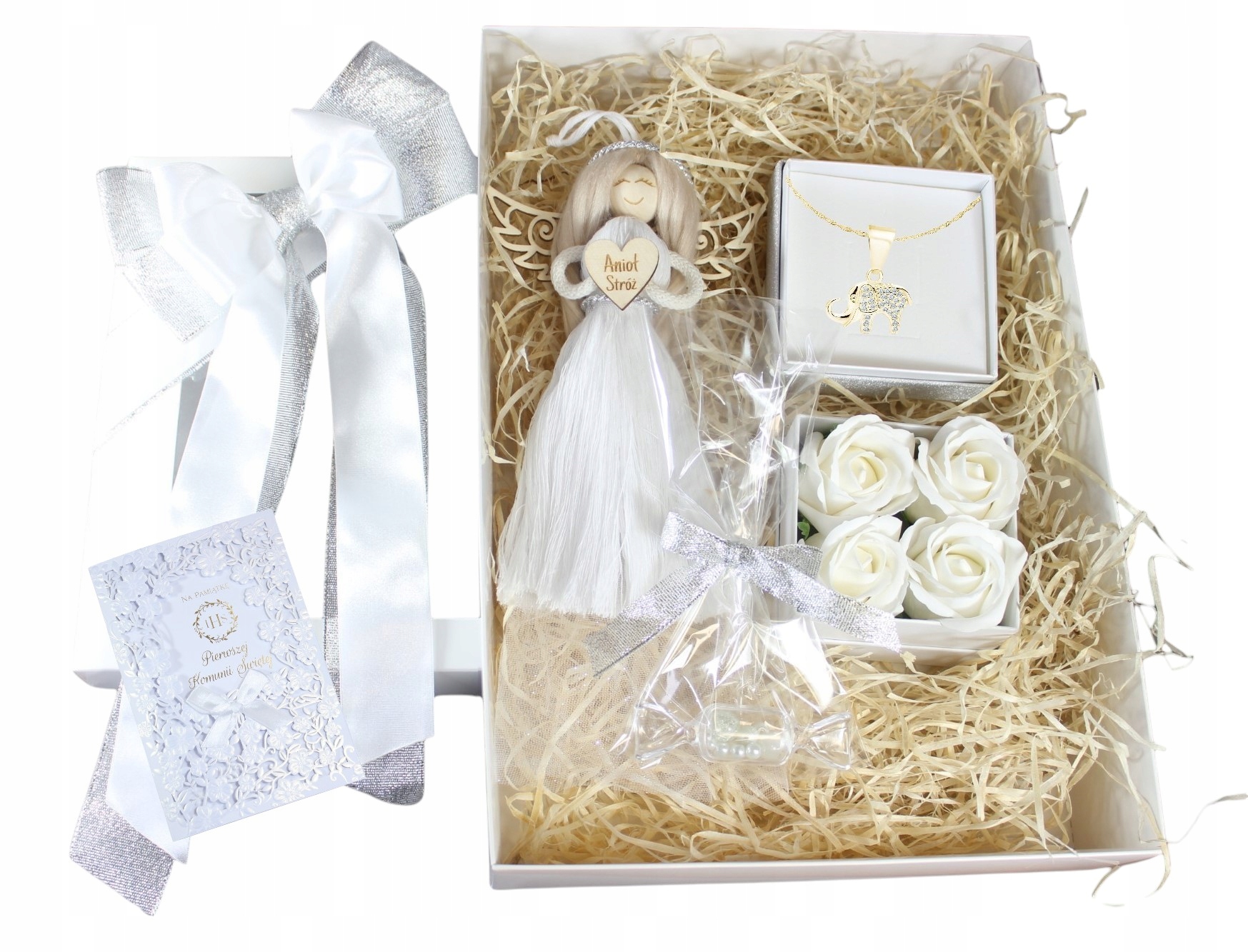 Dárková sada Památka prvního svatého přijímání Stříbrný komplet pr 925