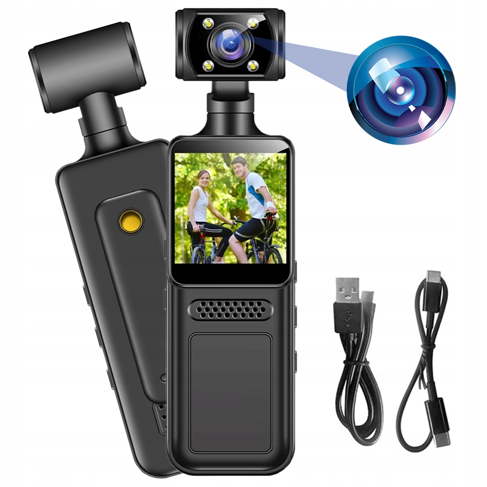 Bezdrátová Mini Kamera Hd Klip Kapsa 5H Nahrávání Snadná Přenosná