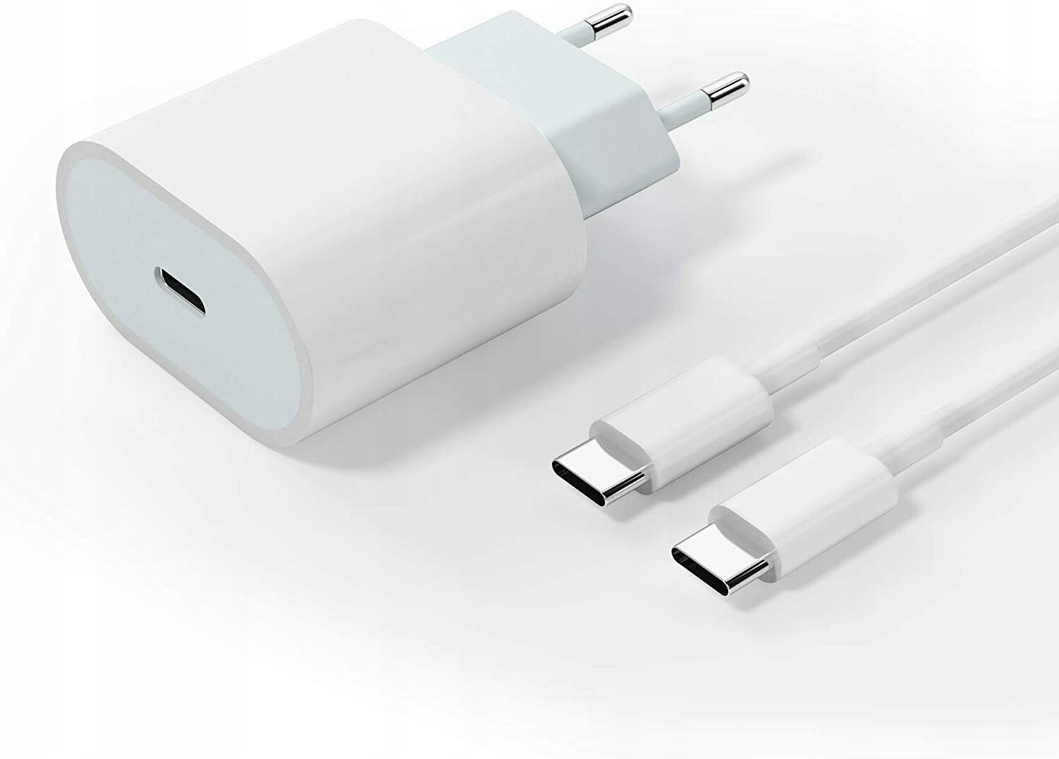SZYBKA ŁADOWARKA DO IPHONE KOSTKA 20W + KABEL 1M / USB-C - IPHONE LIGHTING Marka Hikey