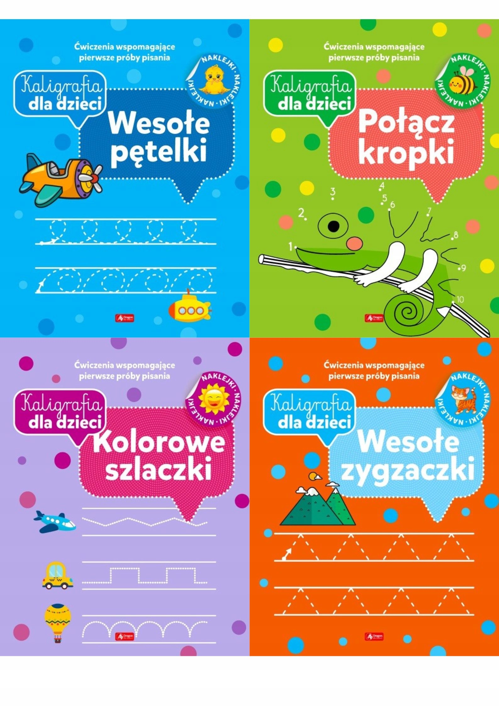 

Kaligrafia dla dzieci Zestaw Szlaczki Zygzaczki