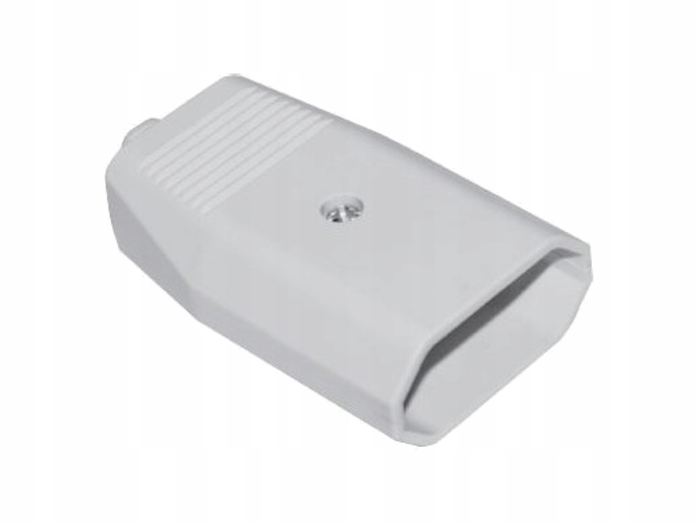 ELEKTRO gniazdko płaskie bez uziemienia 10A białe