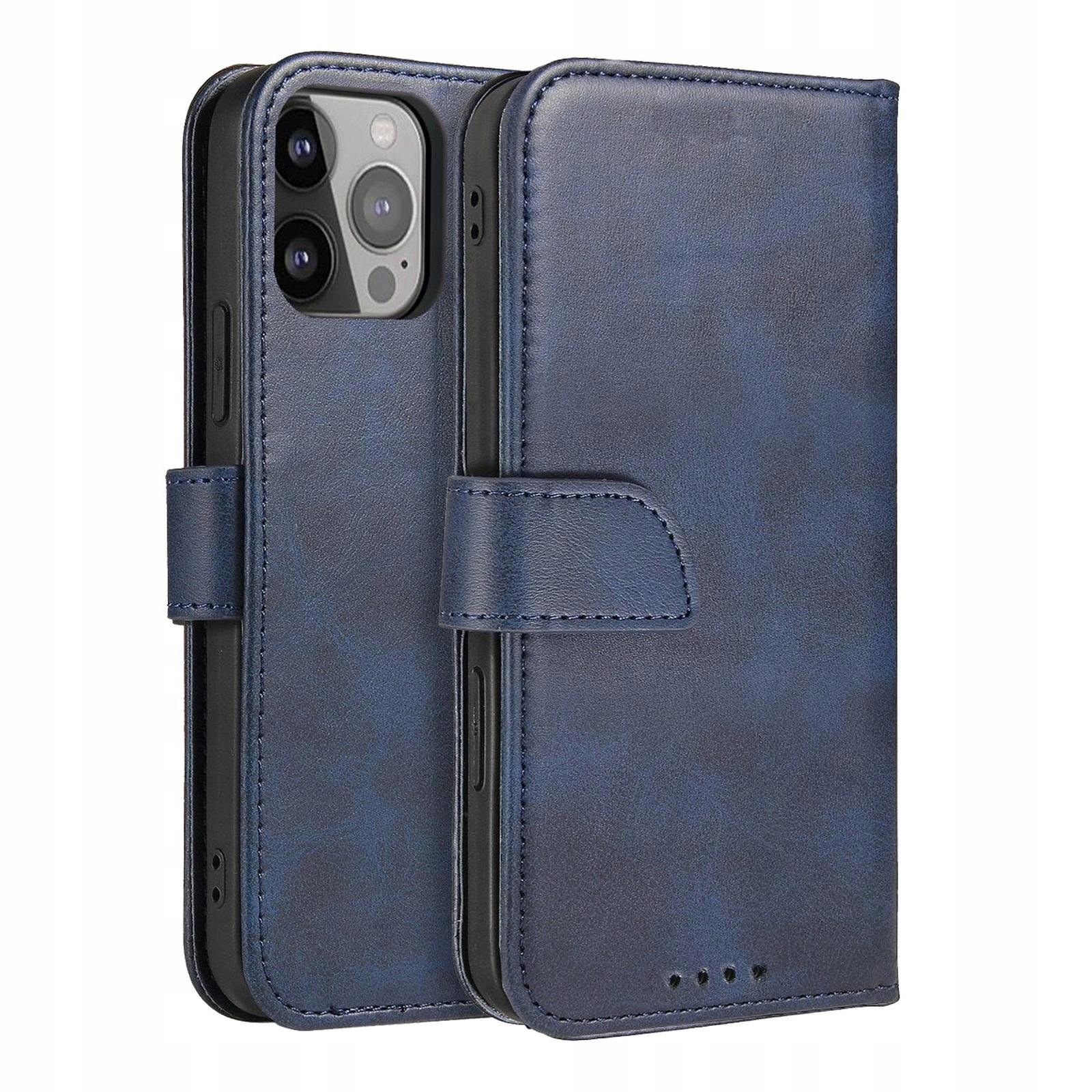 Etui ochronne z klapką do Samsung Galaxy S25+ Magnet Case niebieskie