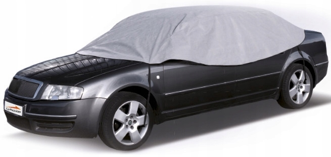 Pół-Plandeka ochronna przeciwszronowa pokrowiec śnieg zima Half L