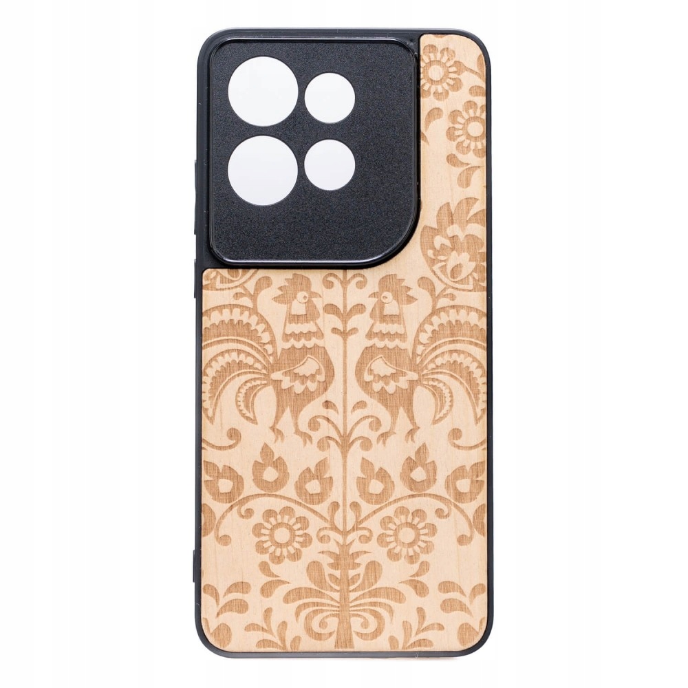 Dřevěné Pouzdro Bewood pro Motorola Edge 50 Neo 60 Neo Polský Folk Aniegre